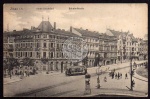 Zittau Bahnhofstraße Hotel Reichshof 1917