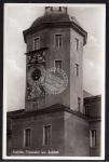 Stettin Turmuhr am Schloß 1935