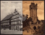 2 AK Hameln Hamelner Bank Klütturm 1912