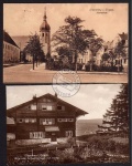 2 AK Obernhaus Marktplatz 1915 Schweiterhaus