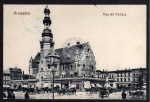 Krotoschin Ring mit Rathaus 1916