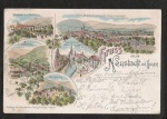 Neustadt Haardt Litho Bahnhof  Schoenthal Hamb