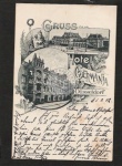 Düsseldorf Hotel Germania Bahnhof 1902