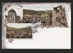 Litho St. Blasien 1900 Kirche Tunnel im Albthal P