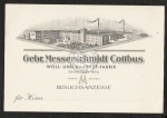 Cottbus Woll- und Haarhut Fabrik