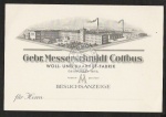 Cottbus Woll- und Haarhut Fabrik