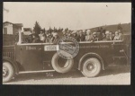 Auto Albus Autobus Stadtrundfahrt vor Gaisberg