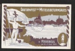 Litho Radebeul Gauturnfest 1909 mit Golddruck