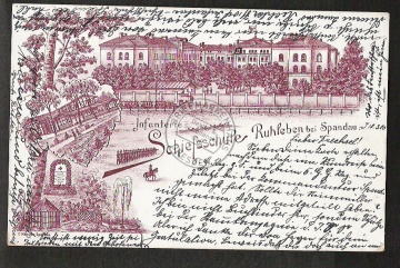 Infanterie Schießschule Ruhleben bei Spandau 