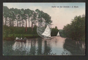 Partie an der Löcknitz i. d. Mark, Boote 