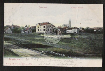 Schöllbrunn Gasthaus zur Sonne Schulhaus 