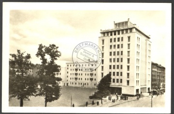 Berlin Hochhaus Weberwiese 1954 