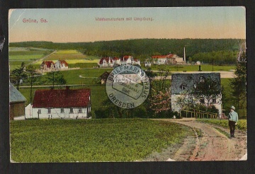 Grüna Waldsanatorium mit Umgebung 