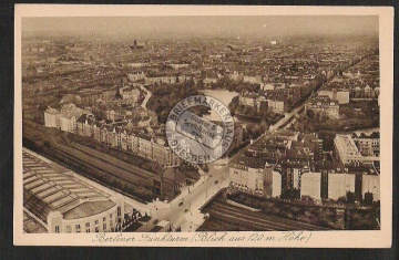 Berliner Funkturm Blick aus 120 m Höhe 