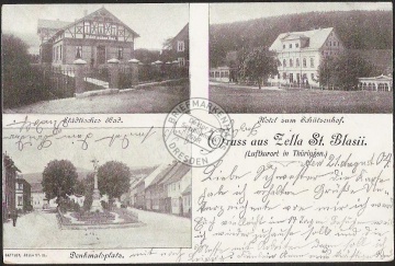 Zella St. Blasii Hotel zum Schützenhof Städtis 