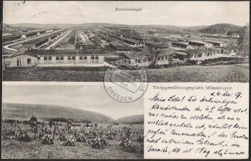 Truppenübungsplatz Münsingen Mai 1907 