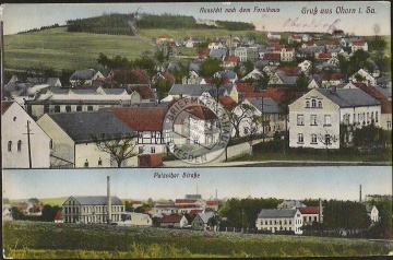 Ohorn Sachs. Pulsnitzer Straße Aussicht nach 