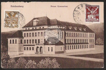 Reichenberg Neues Gymnasium 1921 Liberec 