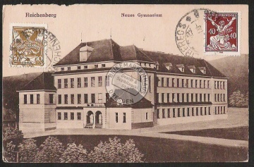 Reichenberg Neues Gymnasium 1921 Liberec 