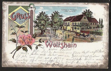 Wolfshain Litho Gasthaus W. Dorstewitz 