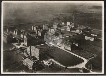 Zwickau luftbild Staatl. Krankenstift 1930 