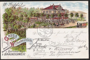 Litho Restaurant Wilhelmsblick Querumer Holz b 