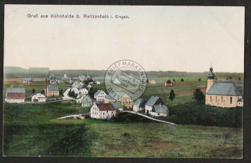 Kühnheide b. Reitzenhain Erzg. Kirche Dorf 