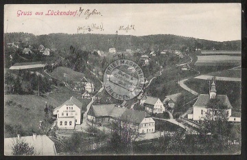 Lückendorf b. Oybin Gasthof Kirche 1906 
