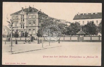 Meissen Meißen ländliches Krankenhaus 1906 