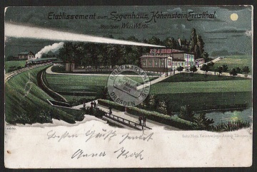 Litho Hohenstein Ernstthal Etablissement zum 