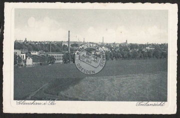 Glauchau Teilansicht Heimatfest 1928 Das Fest 