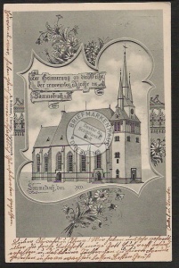 Lommatzsch Weihe der renovierten Kirche 1901 