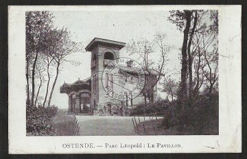 Ostende Parc Leopold Le Pavillon Feldpost 