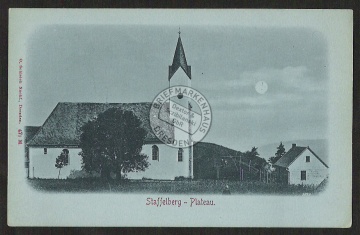 Staffelberg Plateau Mondschein AK Kirche 