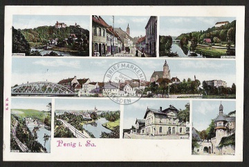 Penig Sachsen 8 Ansichten Bahnhof Rochsburg Am 