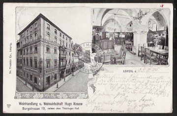 Leipzig Weinhandlung Weinwirtschaft Burgstrass 