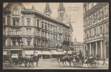 Magdeburg Ullrichstrasse Pferdekutsche n 1906 