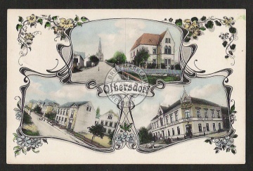 Olbersdorf Gasthof zum Kretscham Straße Ort 