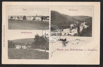 Schellerhau Umgebung Bärenburg Schäfermühle 