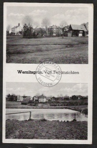 Wernitzgrün Vogtland 2 Teilansichten 1943 