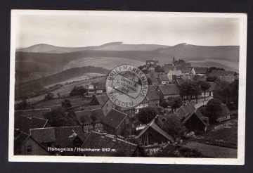 Hohegeis Hochharz Braunlage 1930 