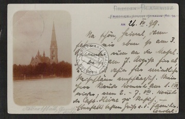 Dresden Blasewitz Kirche 1899 