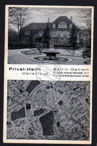 Berlin Dahlem Gustav Meyer Str. Privat Heim 