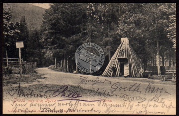 Harz Köthe Waldweg Hütte 