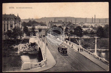 Gera Heinrichsbrücke Straßenbahn 