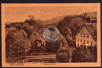 Malente Gremsmühlen Wassermühle 1924 