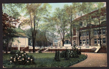 Essen Stadtgarten Terasse Musikpavillon 1908 