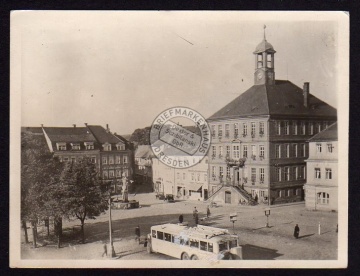 Foto Bischofswerda Markt Rathaus 