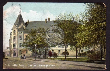 Chrimmitschau Amtsgericht 1908 