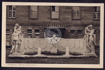 Stuttgart Schicksalsbrunnen Brunnen 